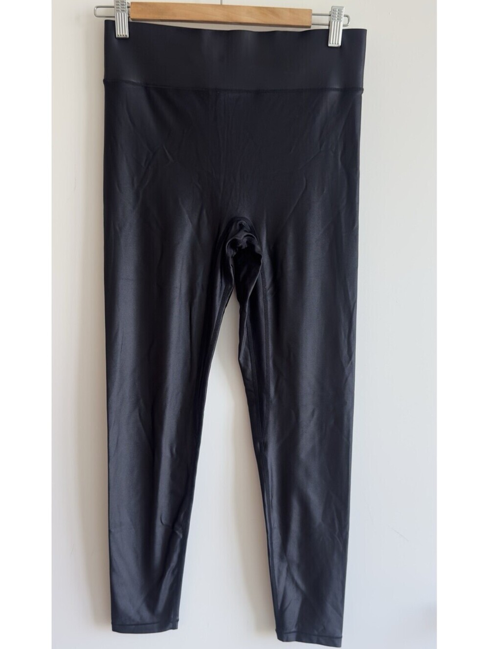 All Access Bandier Shine Leggings Women’s Small Black High Rise Glossy Yoga